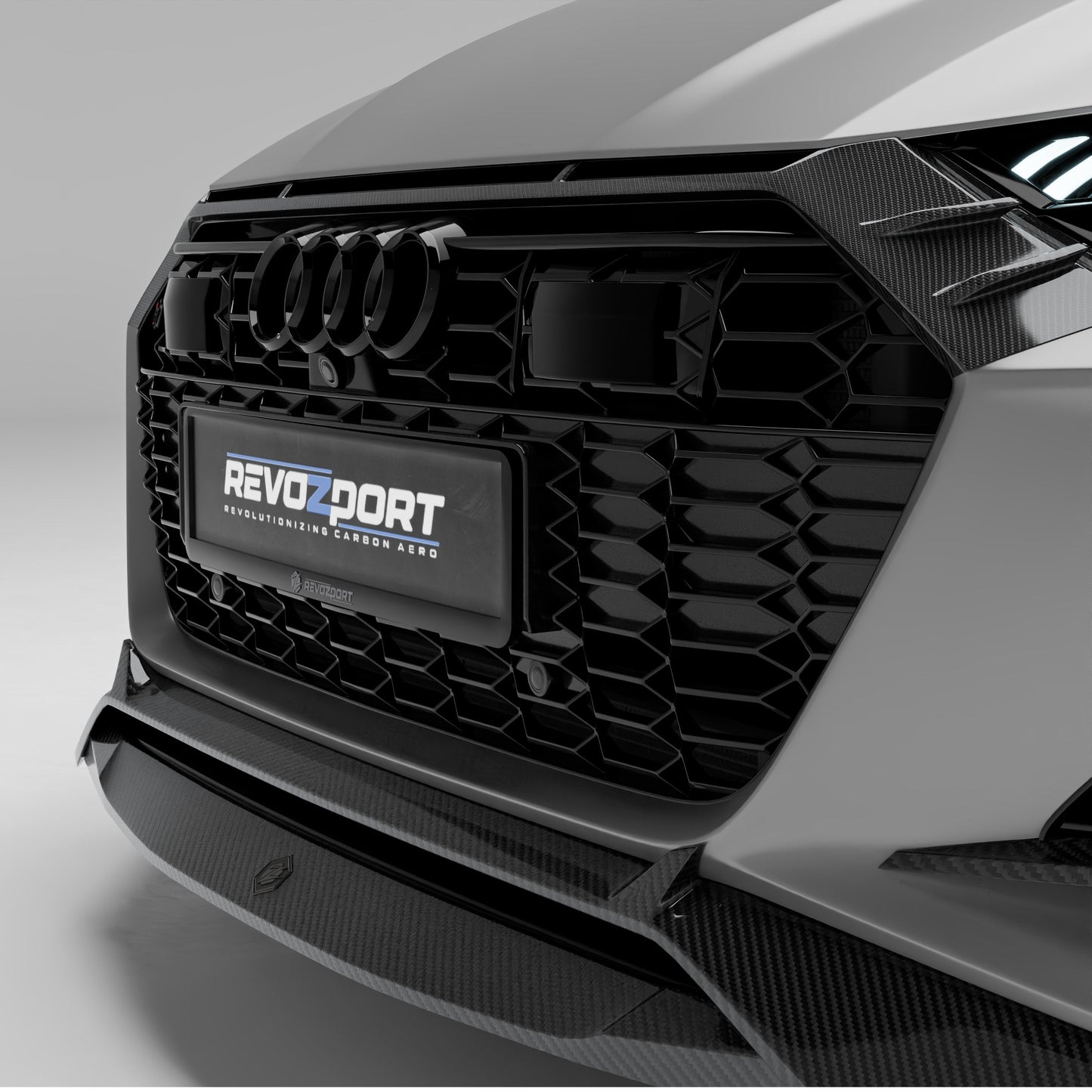 Revozport Carbon Fibre Front Grill for Audi RS7 C8