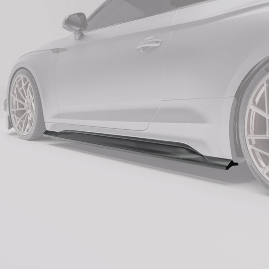 Revozport Audi RS5 B9.5 Coupe Carbon Fiber Side Skirts