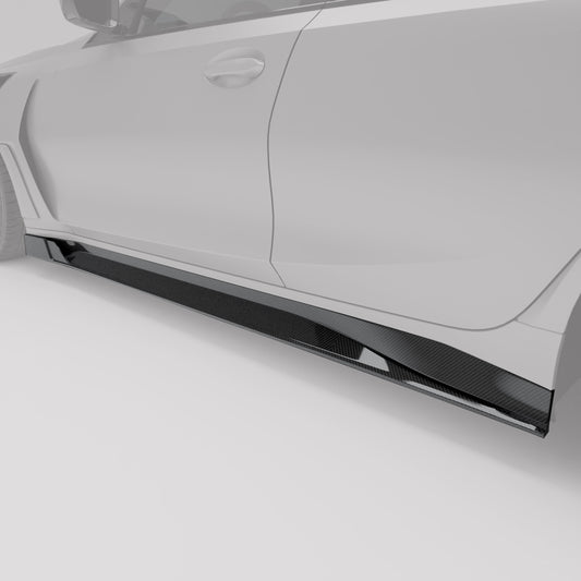 Revozport Carbon Fiber Side Skirts for BMW M3 G81
