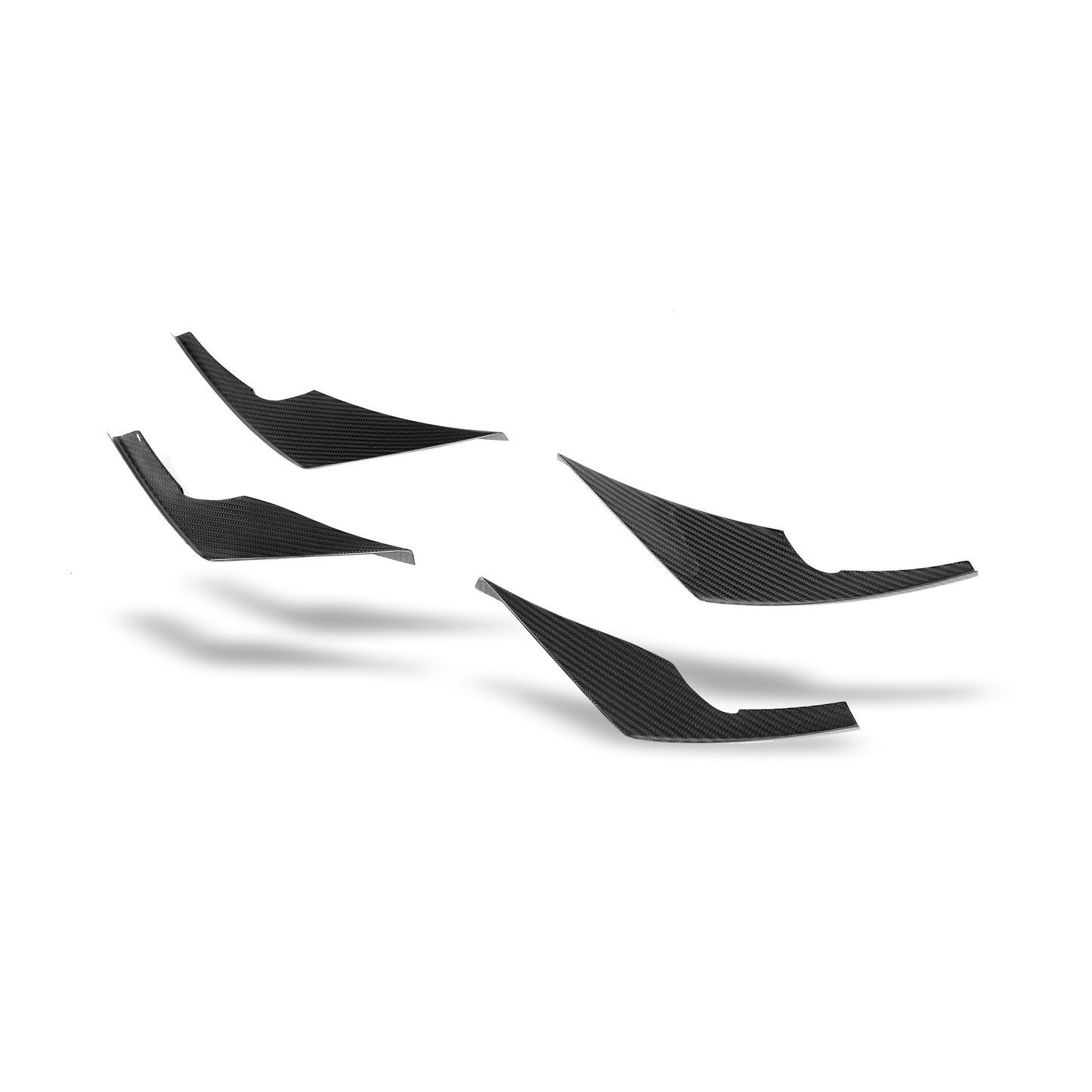 Revozport BMW M3 G80 Carbon Fibre Aero Front Bumper Canards