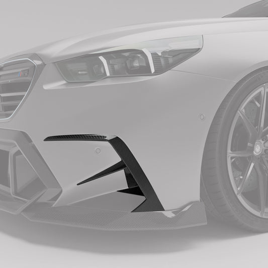 Revozport BMW M5 G90 Carbon Fiber Front Canards