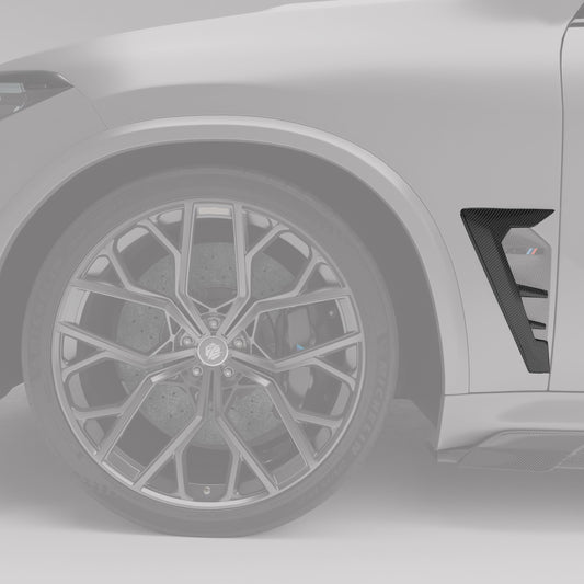 Revozport BMW X5M F95 LCI Carbon Fiber Side Vents