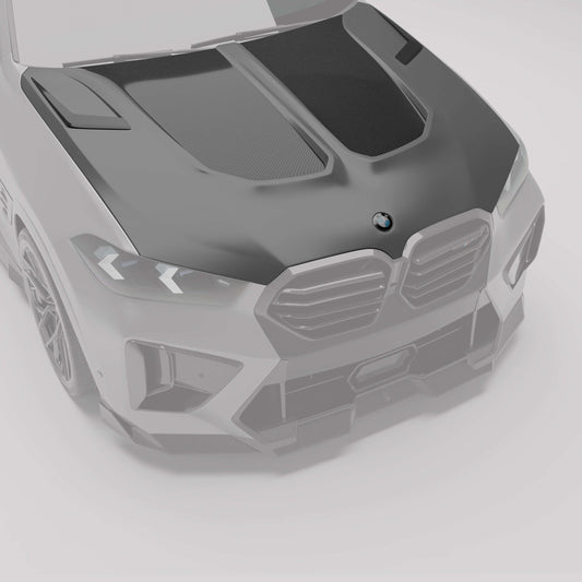 Revozport BMW X6M F96 LCI Carbon Fiber Hood