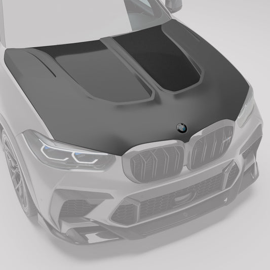 Revozport Carbon Fiber Hood for BMW X5M F95 PRE LCI
