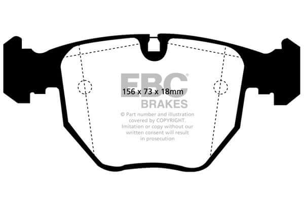 EBC | Brake Kit DP1036+D991+DP1118+D1156 | BMW X5 E53 2003-07 - FD Racing