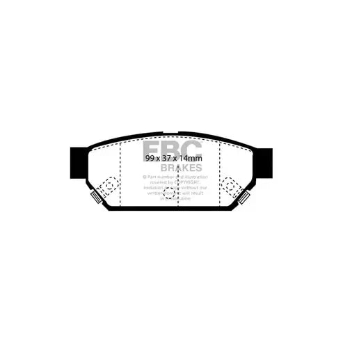 EBC | Brake Kit DP1039+D866+DP986+D647 | Mitsubishi Carisma 1995-99 - FD Racing