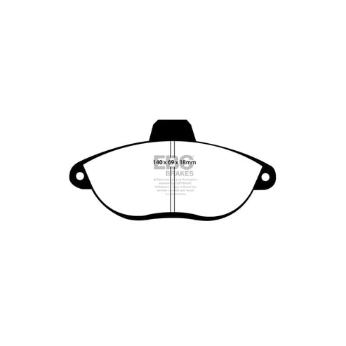 EBC | Brake Kit DP1053+D830+DP1040+D835 | Fiat Ulysse 1994-2002 - FD Racing