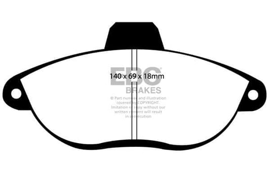 EBC | Brake Kit DP1053+D834 | Peugeot Expert 1997-2002 - FD Racing