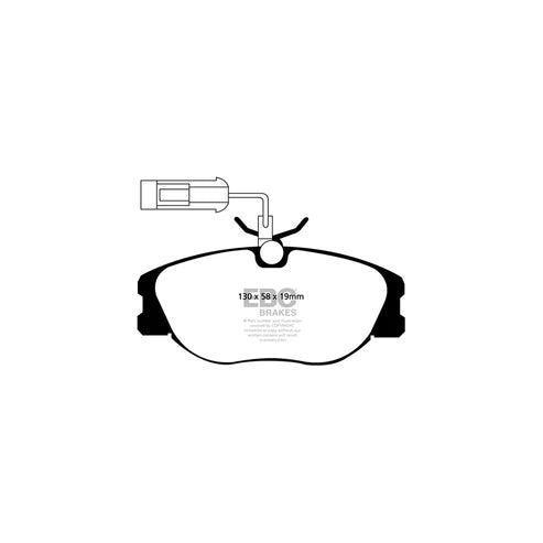 EBC Brake Kit | DP21109+D363 | Lancia Thema 1988-1994 - FD Racing