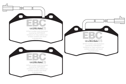 EBC Brake Kit | DP22021+D1648D | Punto Evo Abarth 2010-2014 - FD Racing