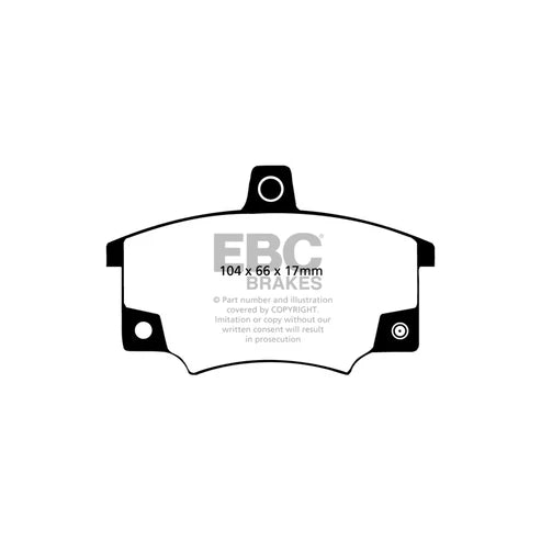 EBC Brake Kit | DP21061+D564 | Alfa Romeo Barchetta 1994-1997 - FD Racing