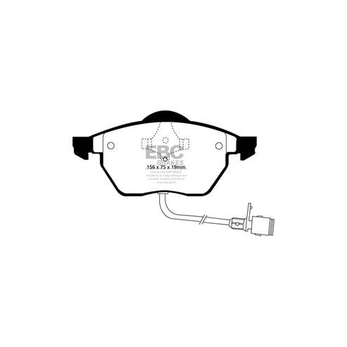 EBC Brake Kit | DP2836+D599 | Audi A4 Quattro 1995-1997 - FD Racing