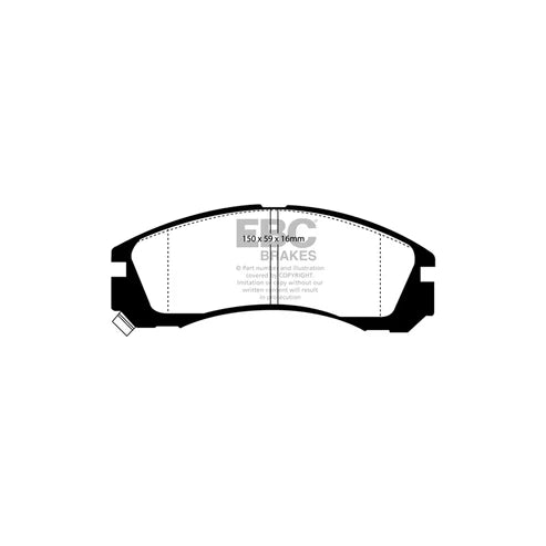 EBC Brake Kit | DP2954+D1092 | Mitsubishi Shogun Sport 2000-2008 - FD Racing