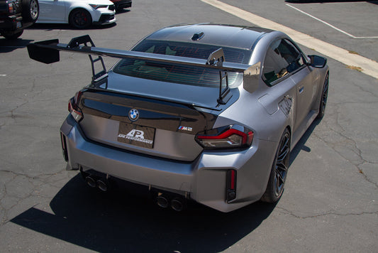 APR GT-250 Swan Neck Carbon Fibre Wing for BMW M2 G87 & M240i G42 2022+ - image 2