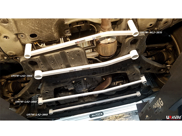 Ultra Racing 2-Point Front Lower Tiebar for Lexus RX 200T AL20