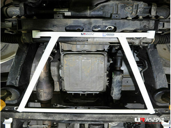 Ultra Racing 4-Point Front Lower Brace for Ssangyong Korando Sport/Rex