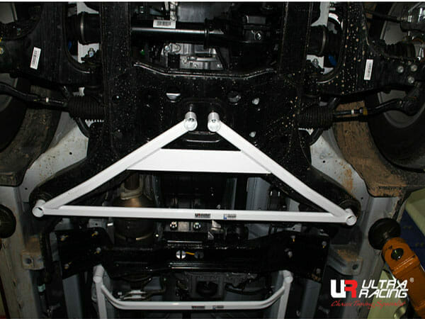 Ultra Racing 4-Point Front Lower Brace for Ssangyong Korando Turismo/S