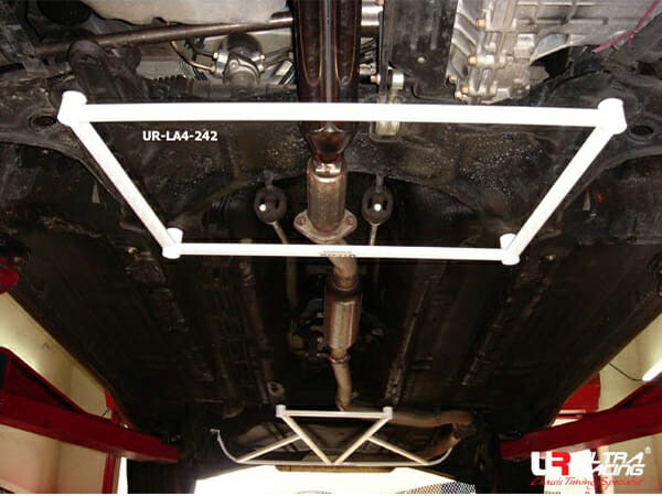 Ultra Racing 4-Point Front Lower Brace for Proton Satria Neo 1.3/1.6 0