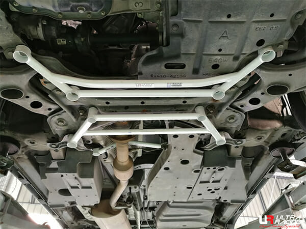 Ultra Racing 4-Point Front Lower Brace for Lexus NX & Toyota Harrier