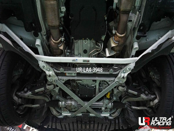 Ultra Racing 4-Point Front Lower Brace for Mercedes GLC/E-Class/C-Clas