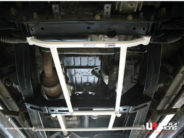 Ultra Racing 4-Point Front Lower Brace for Ssangyong Rexton Sports Q20