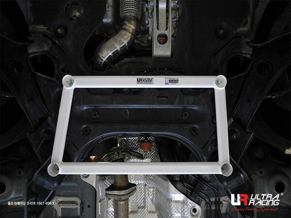 Ultra Racing 4-Point Front Lower Brace for Ssangyong Korando C300 1.5T