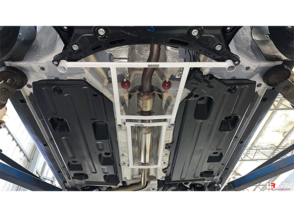 Ultra Racing 4-Point Front Lower Brace for Proton X50 1.5T
