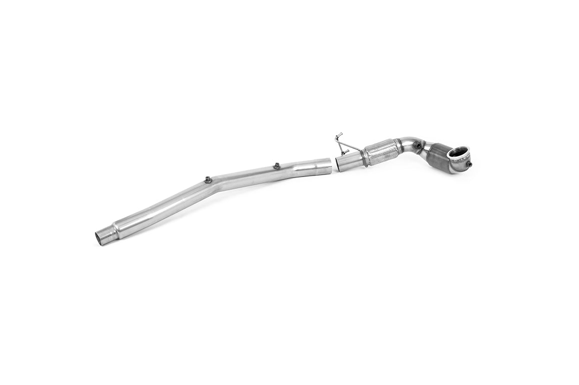 Milltek Large Bore Downpipe and Hi-Flow Sports Cat for Audi S3 8Y, VW Tiguan R, T-Roc R, and Mk8 Golf R