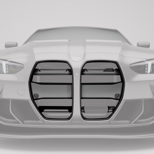 Revozport Carbon Fiber Front Grill for BMW M3 G80 (with ACC)