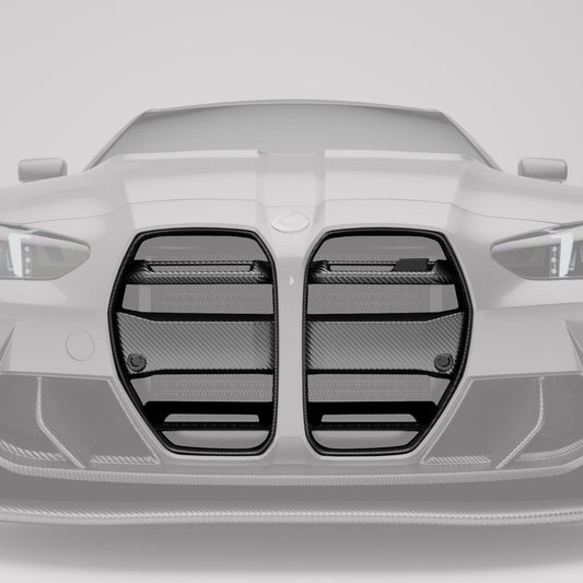 Revozport Carbon Fiber Front Grill for BMW M3 G80 (without ACC)