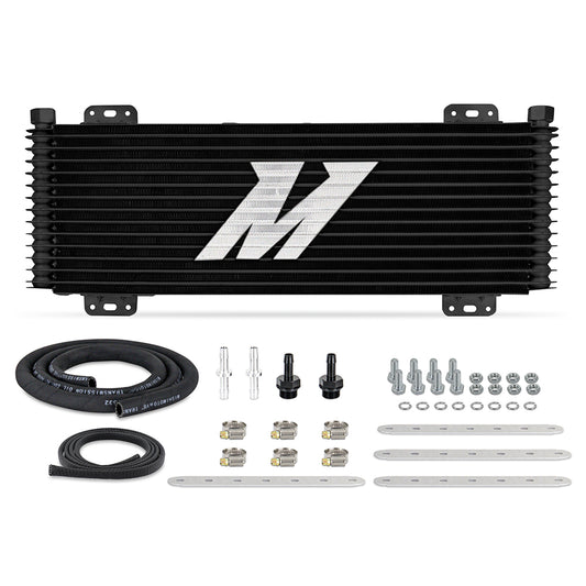 Mishimoto Universal 13-Row Stacked Plate Transmission Cooler, Black