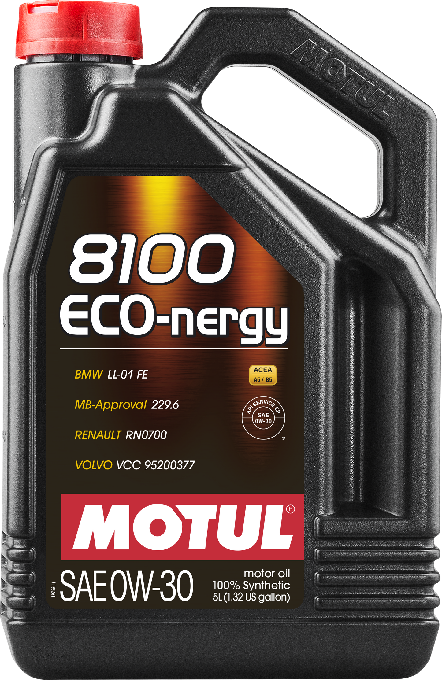 Motul 8100 ECO-NERGY 0W30 Fully Synthetic Engine Oil – 5L