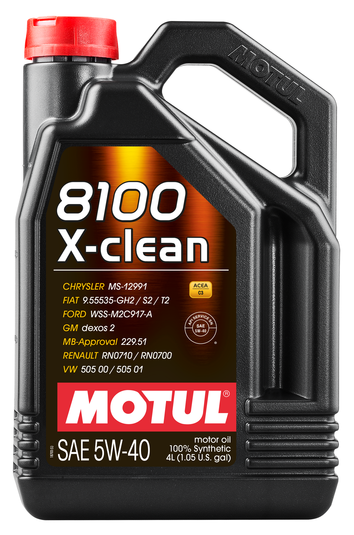 Motul 8100 X-CLEAN 5W40 Synthetic Engine Oil 4L