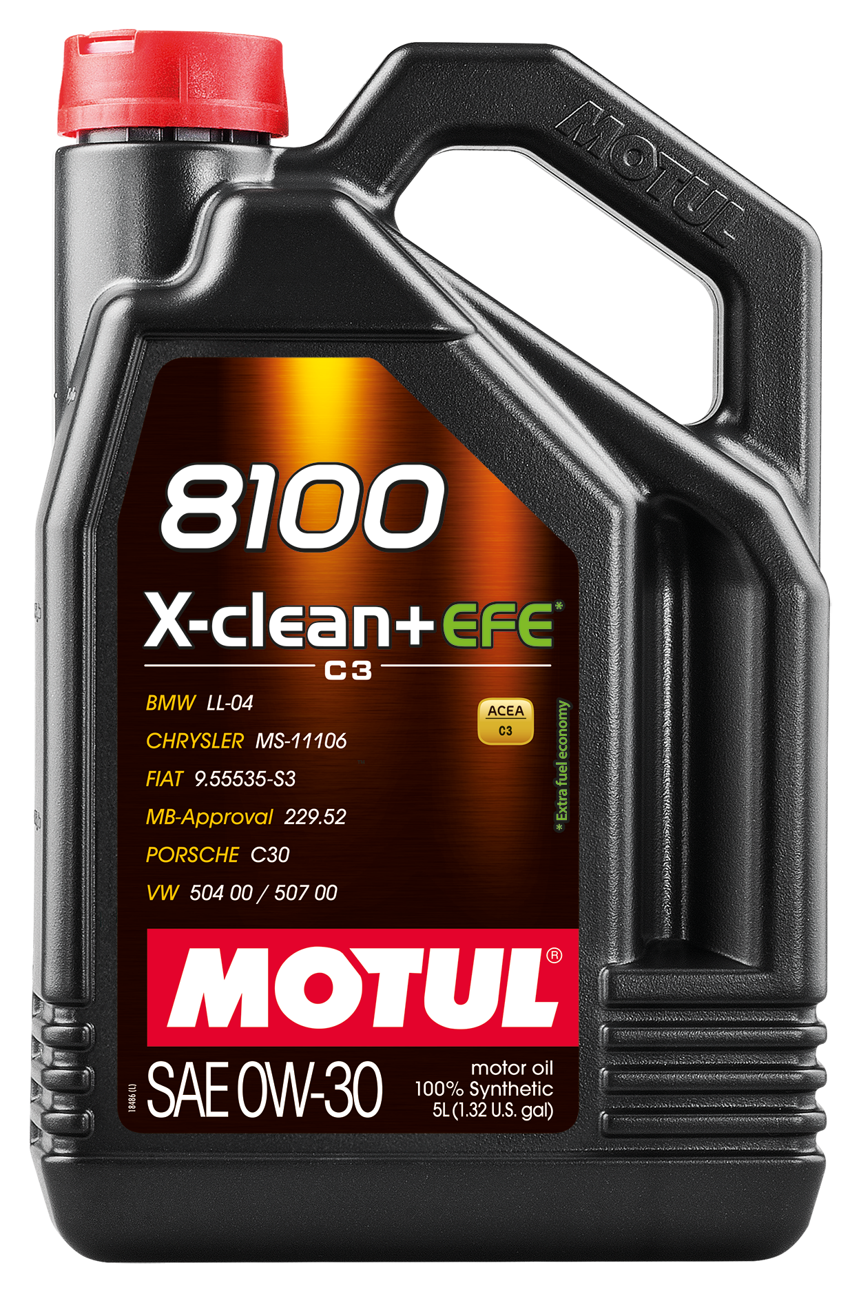 Motul 8100 X-Clean+ EFE 0W30 Synthetic Engine Oil 5L