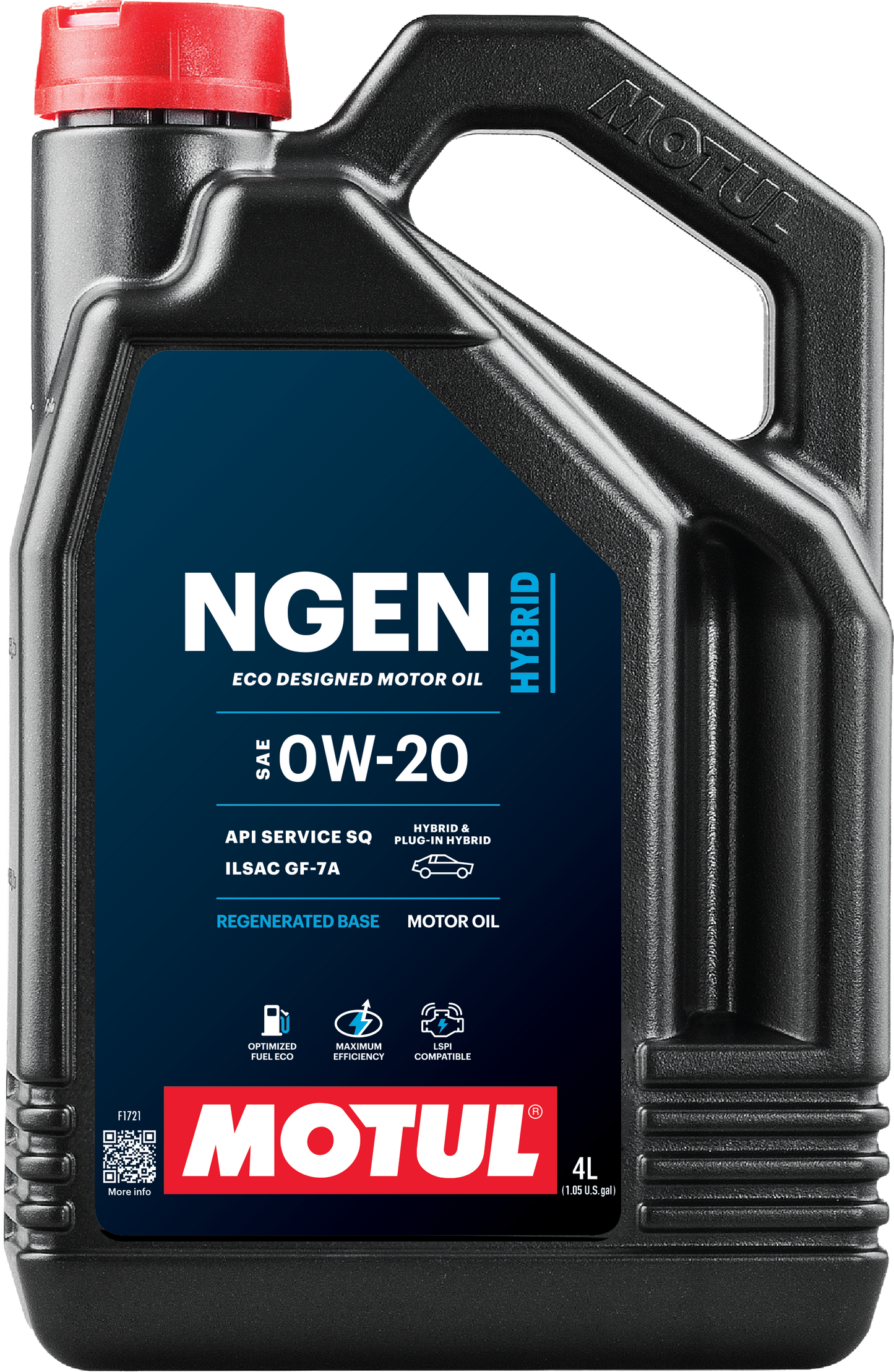 Motul NGEN Hybrid 0W-20 Fully Synthetic Engine Oil – 4 Litre