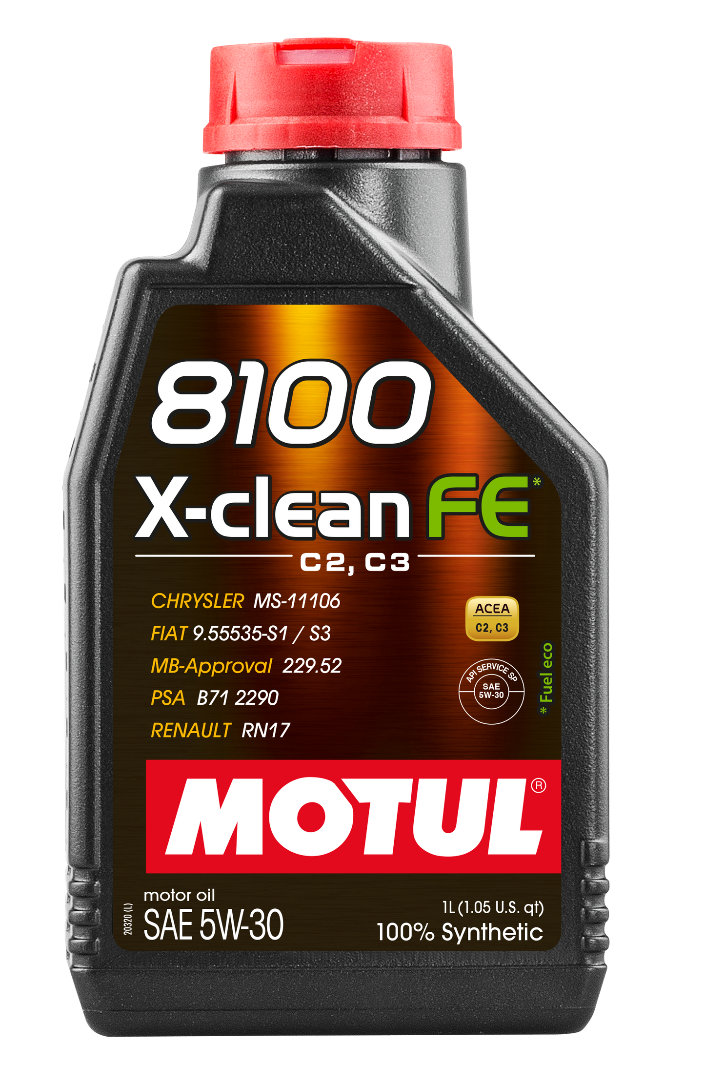 Motul 8100 X-CLEAN FE 5W30 Fully Synthetic Engine Oil 1L