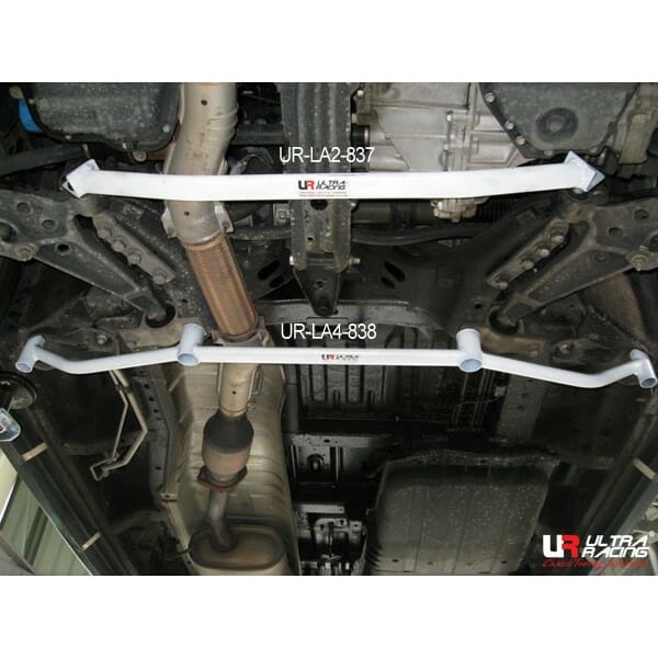 Ultra Racing 4-Point Front Lower Brace for Nissan Serena C24 99-12 2WD