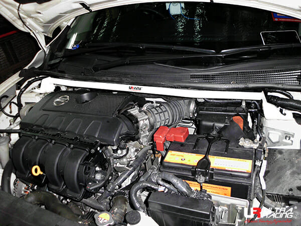 Ultra Racing 2-Point Front Upper Strut Bar for Nissan Sylphy B17
