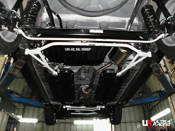 Ultra Racing Perodua Axia (B200) 1.0 14+/Bezza 1.0/1.3 17+ 2WD UltraRacing 6-Point Rear Lower Bar (3088P) UR-RS6-3088P