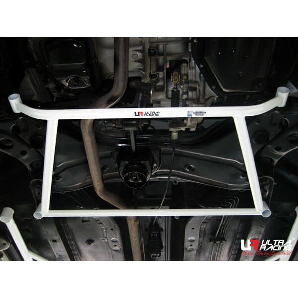 Ultra Racing 4-Point Front Lower Brace for Perodua Myvi M300/M600