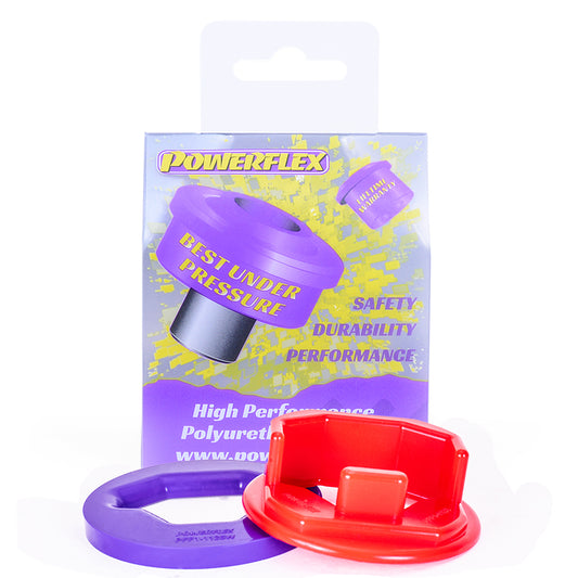 Powerflex Upper Engine Mount Insert for Vauxhall Corsa D / E, Adam, Combo D, Fiat Grande Punto, Punto Evo, 500L, Fiorino, Qubo, Alfa MiTo, Citroen Nemo, Peugeot Bipper - Red 65A (standard diesel)