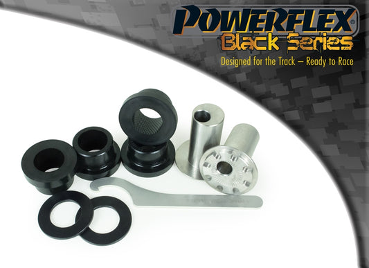 Powerflex Camber Adjustable Front Wishbone Front Bushes for Ford Focus, C-Max & Kuga (14mm Bolt) - Black Series