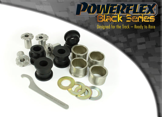 Powerflex Front Wishbone Bushes, Camber Adjustable for Renault Twingo II, Wind - Black Series