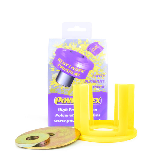 Powerflex Lower Engine Mount Insert (Large) for VW Golf Mk5 / Mk6 & Audi A3 / S3 8P, From Mid-2008 - Petrol / tuned diesel (Yellow 70A)