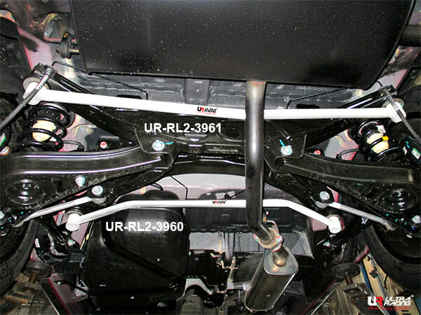 Ultra Racing Proton X70 1.8T 2WD CBU 19-20 UltraRacing 2-Point Rear Lower Bar (3961) UR-RL2-3961