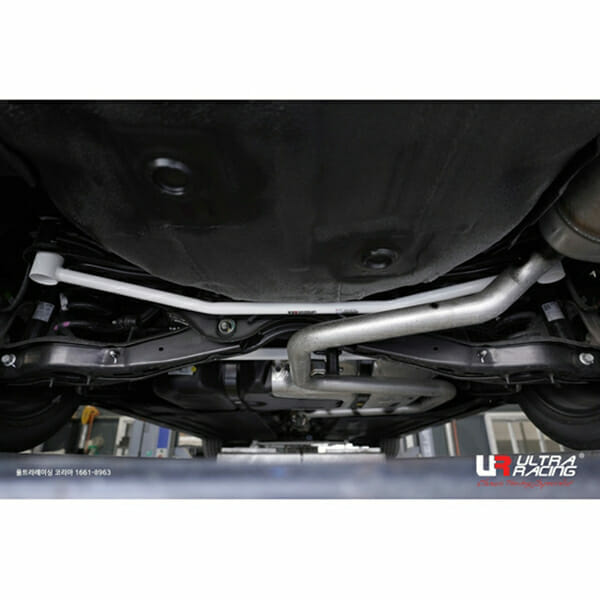 Ultra Racing Hyundai Sonata (DN8) 1.6T 20+/Kia Optima K5 1.6T 19+ 2WD UltraRacing 2-Point Rear Lower Bar (4139) URKR-RL2-4139