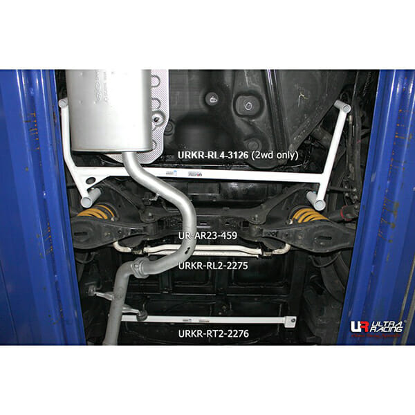 Ultra Racing Kia Sorento (XM) 2.0D 2WD FL 13-14 UltraRacing 4-Point Rear Lower Bar (3126) URKR-RL4-3126