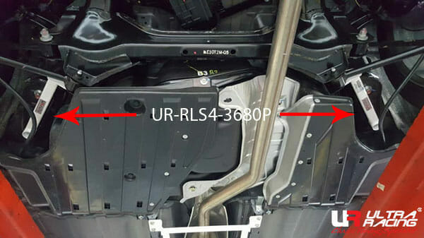 Ultra Racing Honda Accord (CR1/CR6) 2.0 2WD 13+ UltraRacing 4-Point Rear Lower Bar (3680P) UR-RS4-3680P