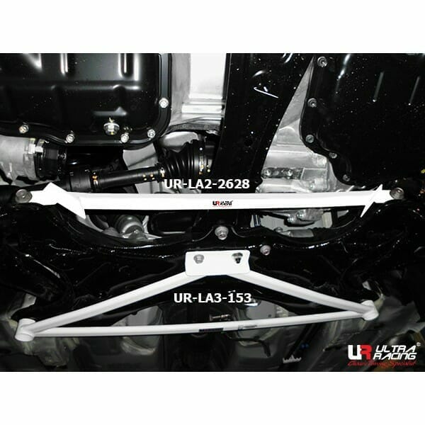 Ultra Racing 2-Point Front Lower Tie Bar for Toyota Corolla Altis E170
