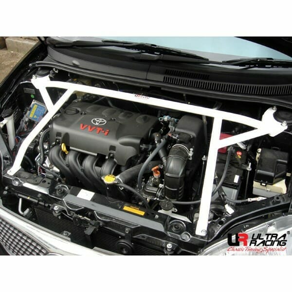 Ultra Racing 4-Point Front Upper Strut Bar for Toyota Vios XP40